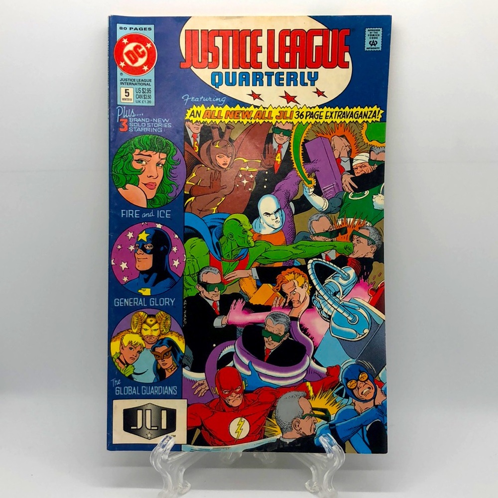 DC Justice League International Quarterly No.5, Winter 1991